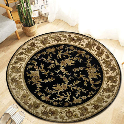 Heritage Hues Handknotted Wool/Silk Rug