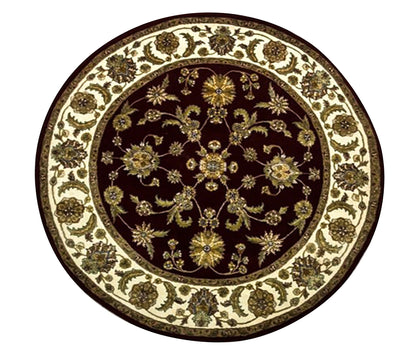 Heritage Hues Handknotted Wool/Natural Silk Rug