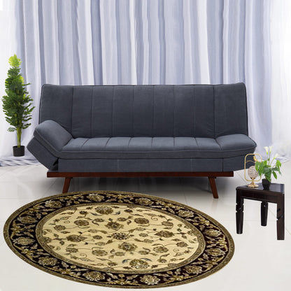 Heritage Hues Handknotted Wool/Natural Silk Rug