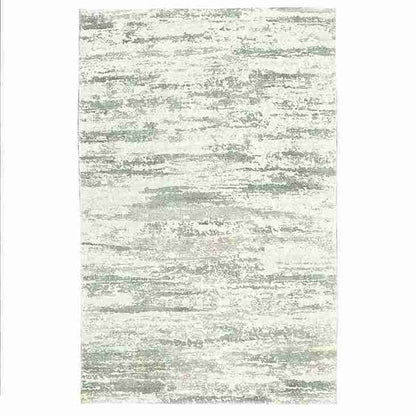 Cosmic Collection- Handloom Modern Light Green & Brown Colour Viscose Rug