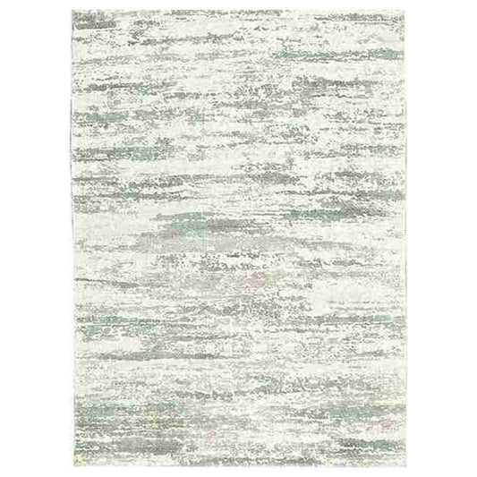 Cosmic Collection- Handloom Modern Light Green & Brown Colour Viscose Rug