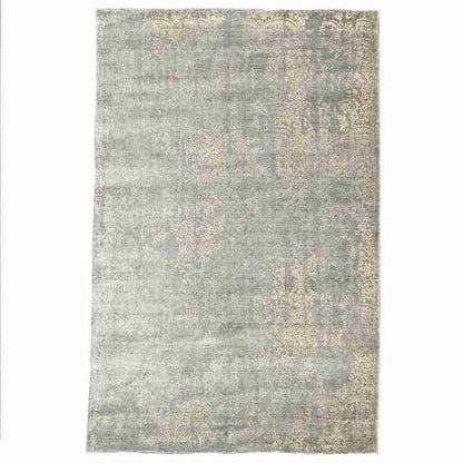 Cosmic Collection- Handloom Modern Grey & Ivory Colour Viscose Rug