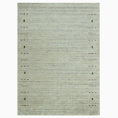 Harmony In Hues Handloom Wool/Viscose Rug.