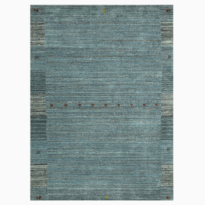 Harmony In Hues Handloom Wool/Viscose Rug.