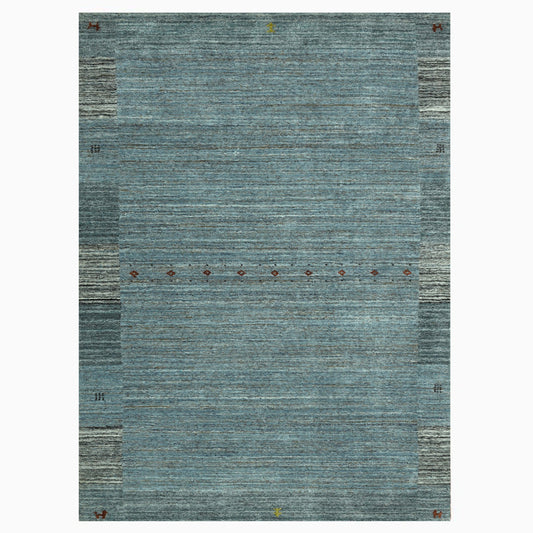 Harmony In Hues Handloom Wool/Viscose Rug.