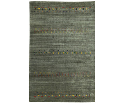 Harmony In Hues Handloom Wool/Viscose Rug.