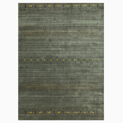Harmony In Hues Handloom Wool/Viscose Rug.