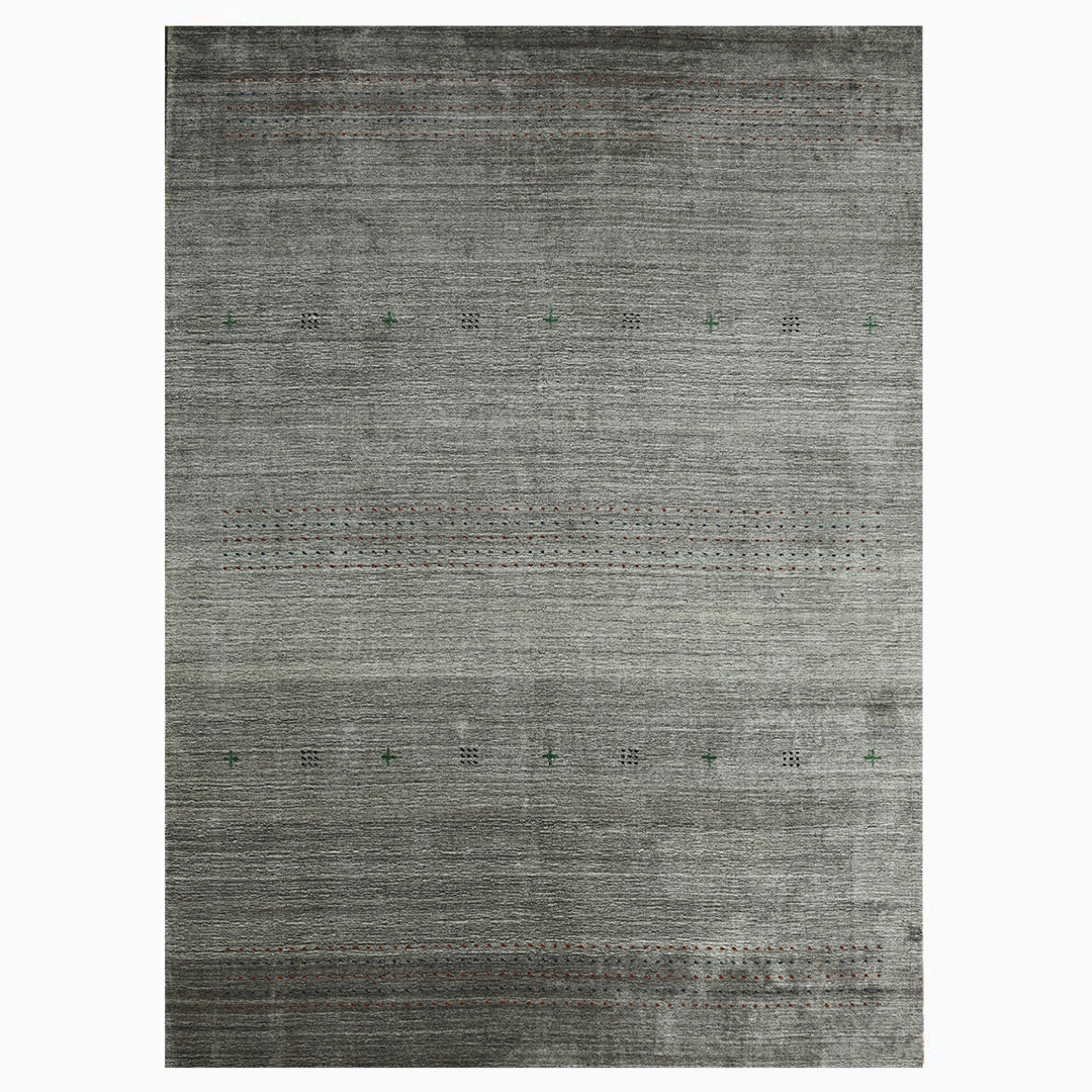 Harmony In Hues Handloom Wool/Viscose Rug.
