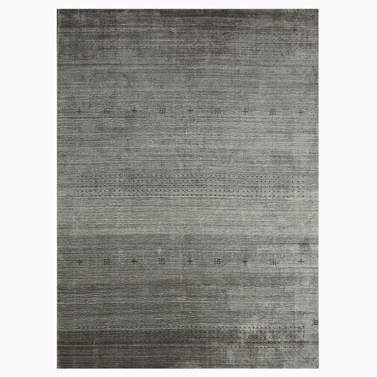 Harmony In Hues Handloom Wool/Viscose Rug.