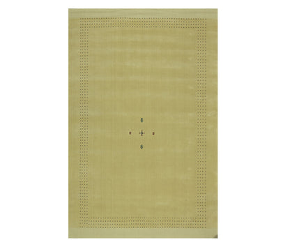 Harmony In Hues Handloom Wool/Viscose Rug.