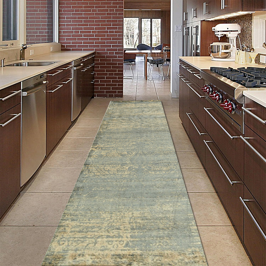 Cosmic Collection Handloom Wool/Viscose Rug.