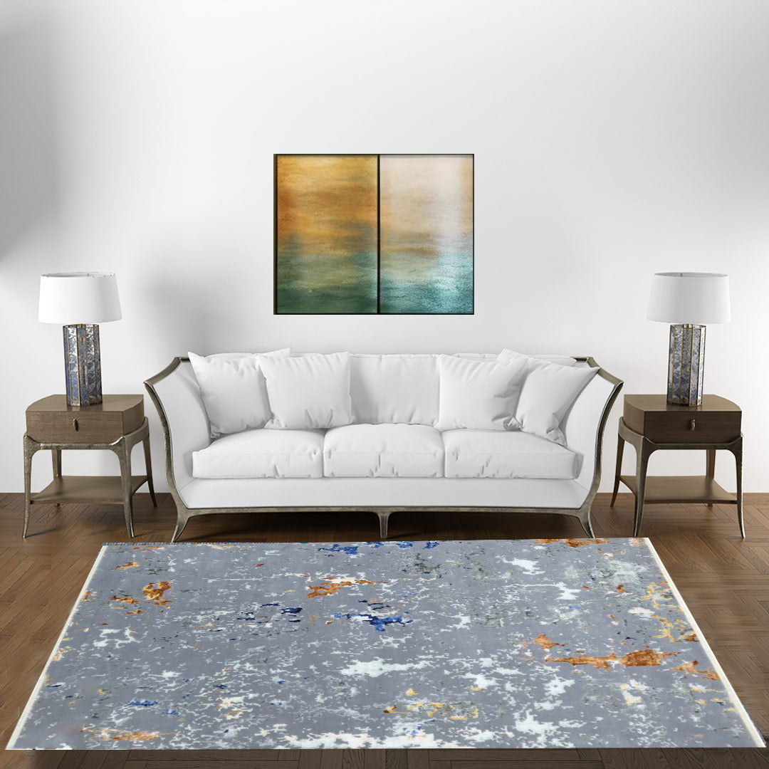 Textured Tales Handknotted Wool/Viscose