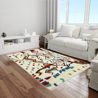 Heritage Hues Handknotted 100% Semi Worstead Wool