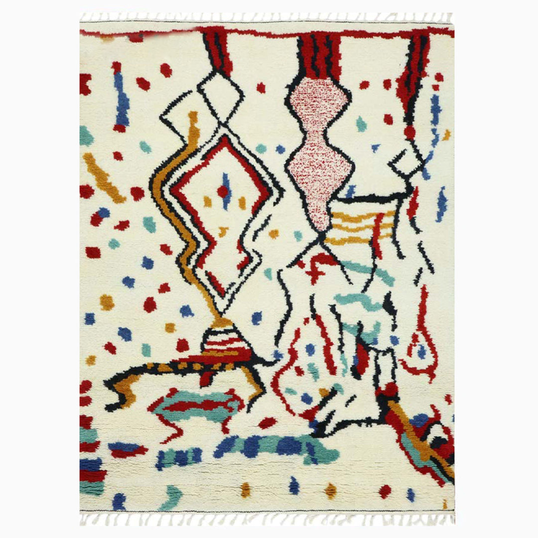 Heritage Hues Handknotted 100% Semi Worstead Wool