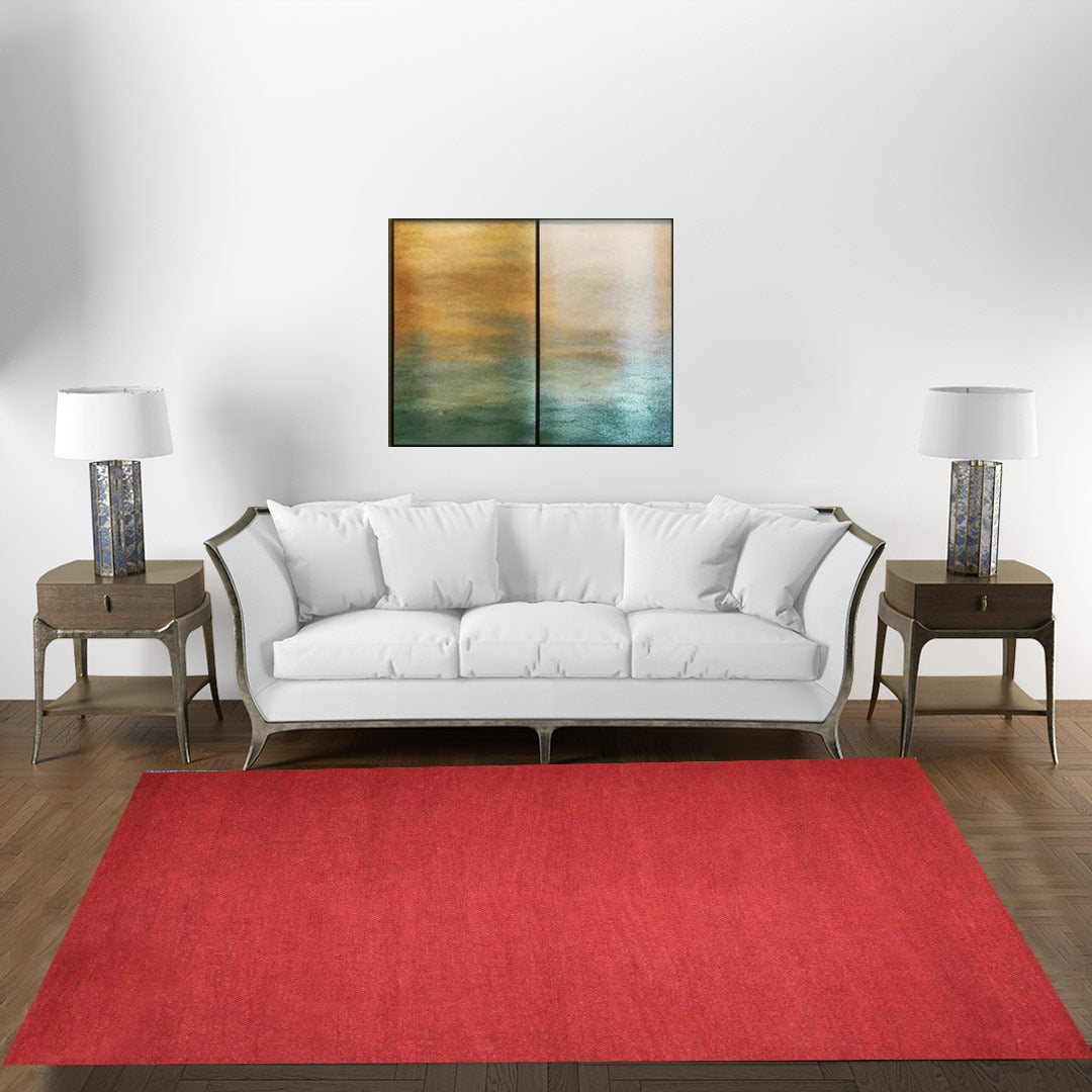 Threaded Dreams Handknotted Wool/Cotton