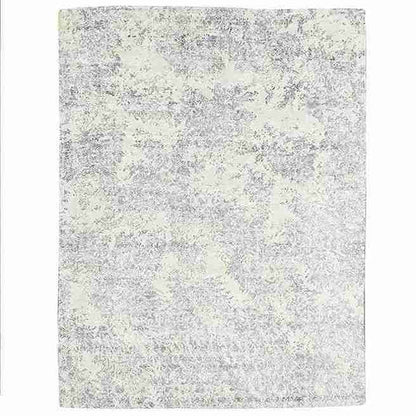 Cosmic Collection- Handloom Modern Grey & Beige Colour Viscose Rug