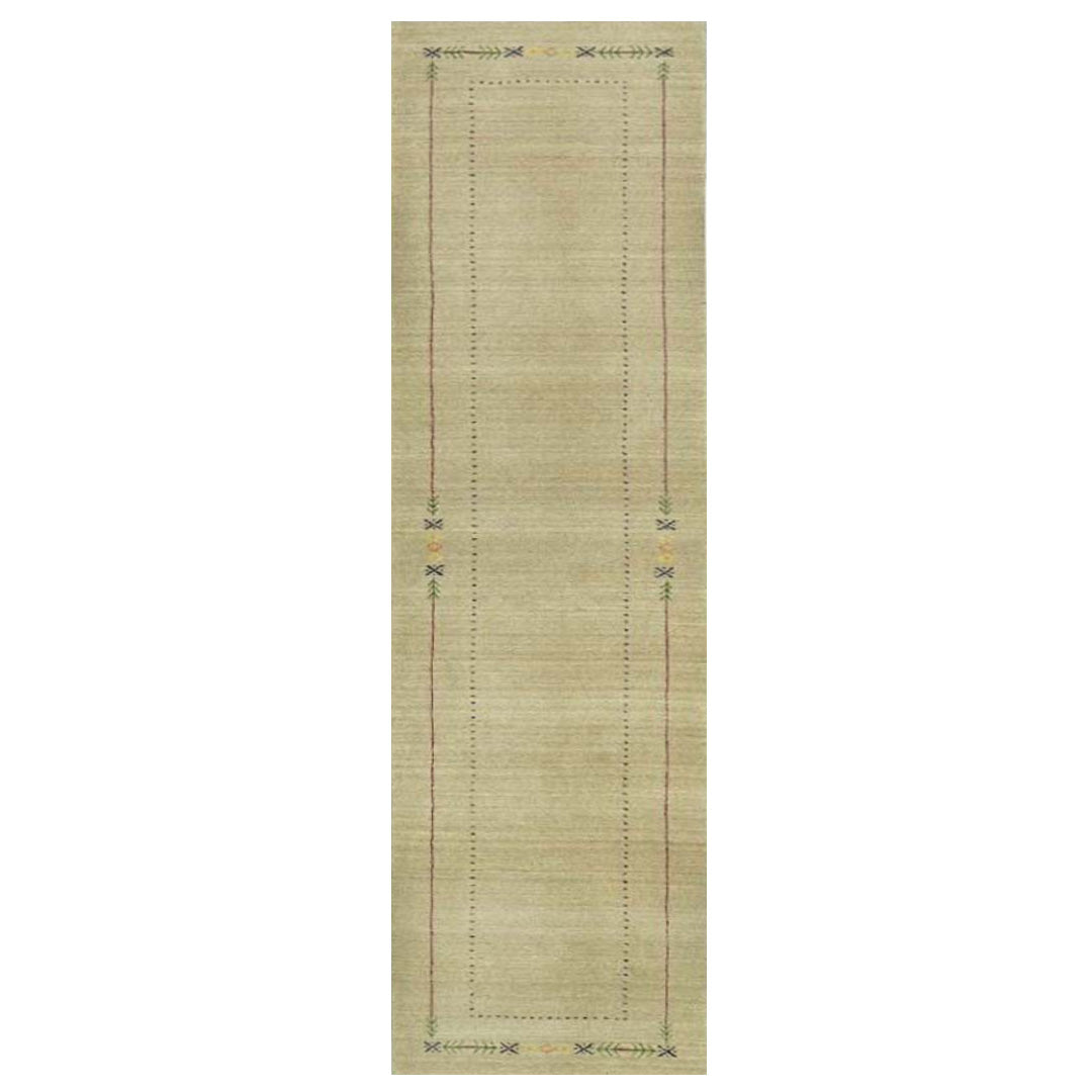 Whispering Threads Handloom Wool Runner.