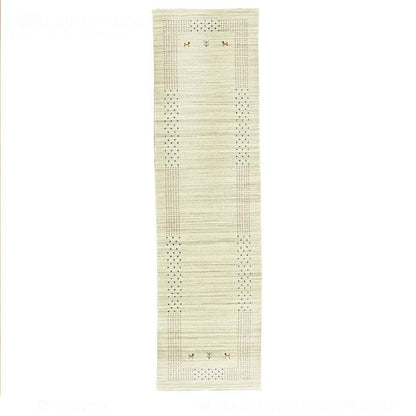 Whispering Threads Handloom Wool Runner.