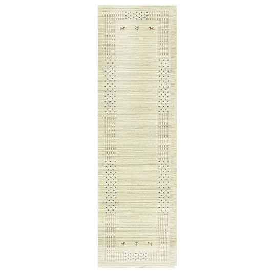 Whispering Threads Handloom Wool Runner.