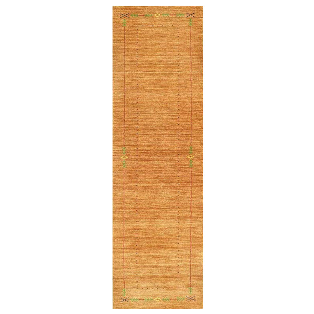 Whispering Threads Handloom Wool Runner.