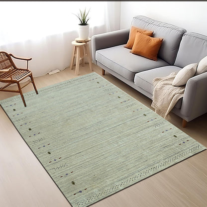 Harmony In Hues Handloom Wool/Viscose Rug.