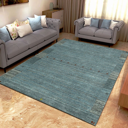 Harmony In Hues Handloom Wool/Viscose Rug.