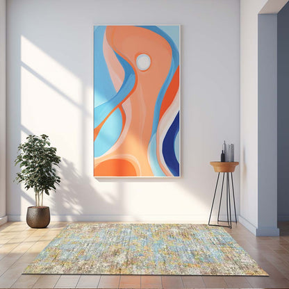 Cosmic Collection Handloom Viscose Rug.