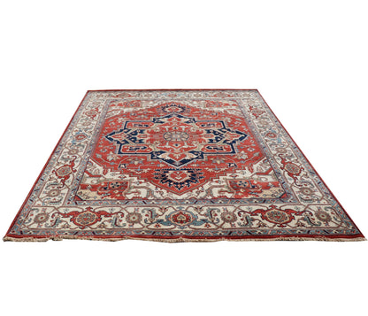 Heritage Hues Handknotted Wool Rug