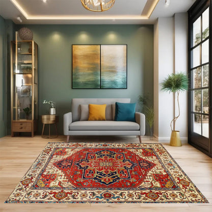 Heritage Hues Handknotted Wool Rug