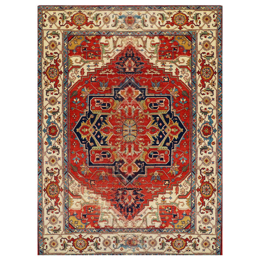 Heritage Hues Handknotted Wool Rug