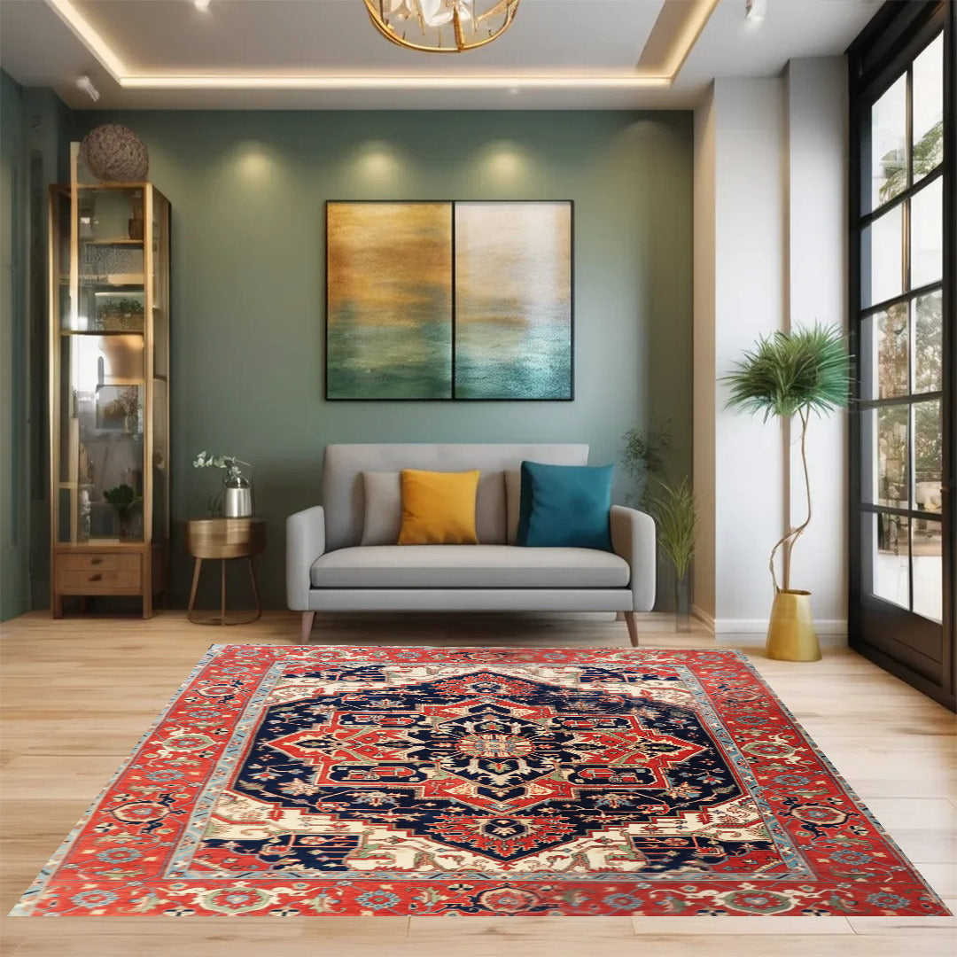 Heritage Hues Handknotted Wool Rug