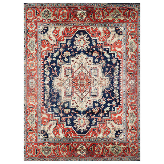 Heritage Hues Handknotted Wool Rug
