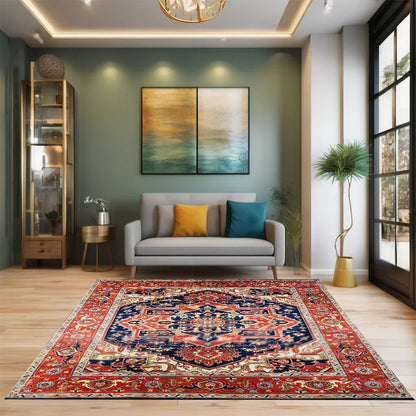 Heritage Hues Handknotted Wool Rug
