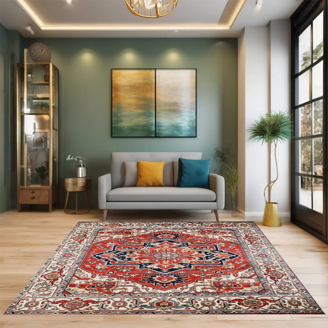 Heritage Hues Handknotted Wool Rug