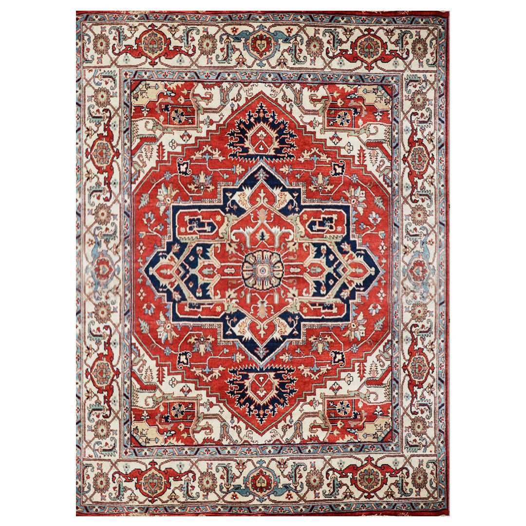 Heritage Hues Handknotted Wool Rug