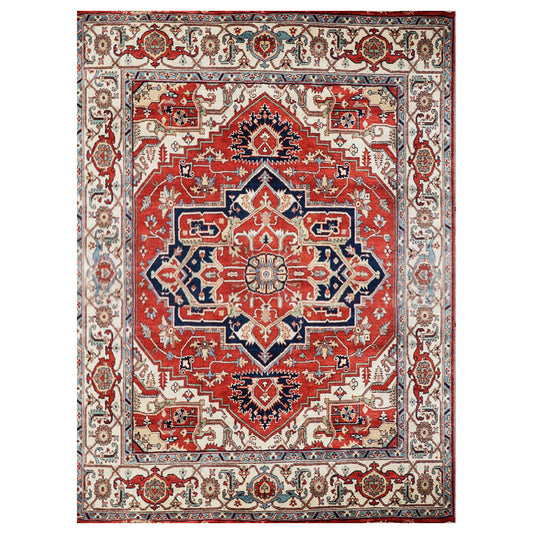 Heritage Hues Handknotted Wool Rug