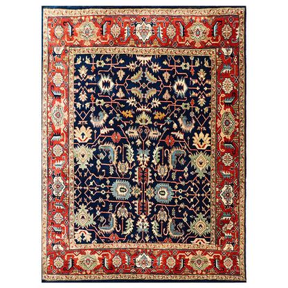 Heritage Hues Handknotted Wool Rug