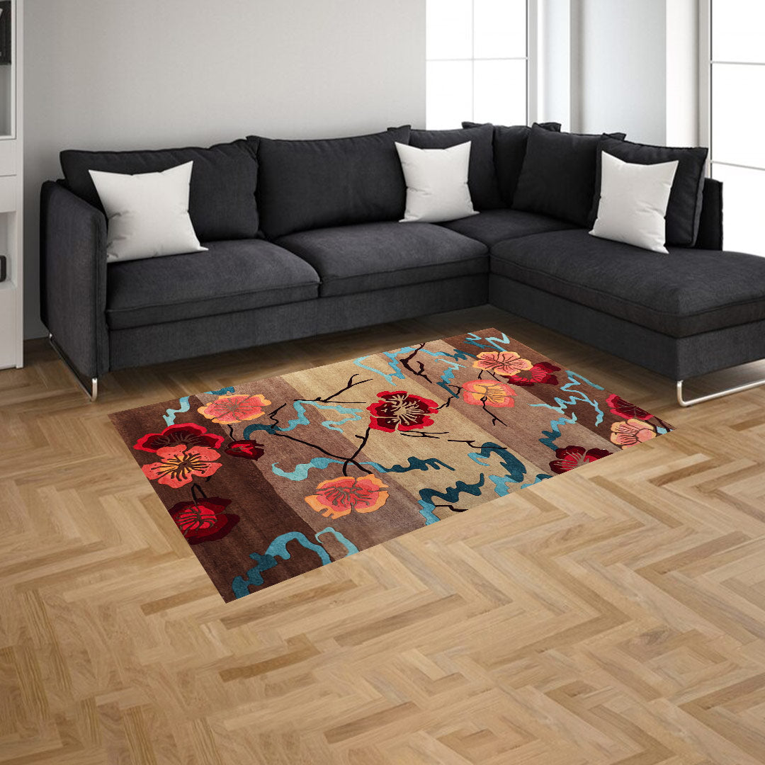 Heritage Hues Handknotted Wool Rug