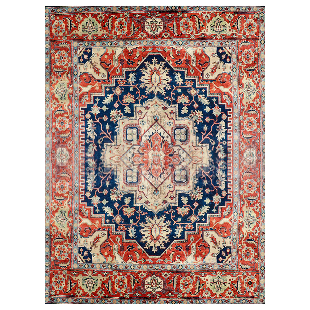 Heritage Hues Handknotted Wool Rug