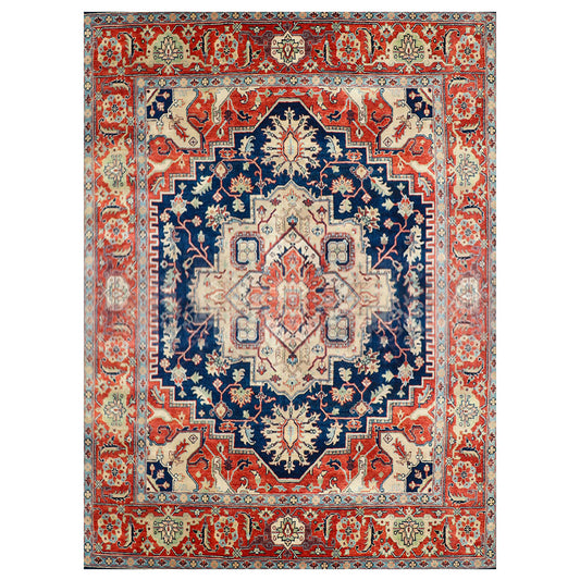 Heritage Hues Handknotted Wool Rug