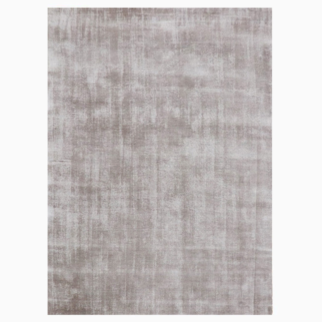 Cosmic Collection- Handloom Modern Silver Colour Viscose Rug