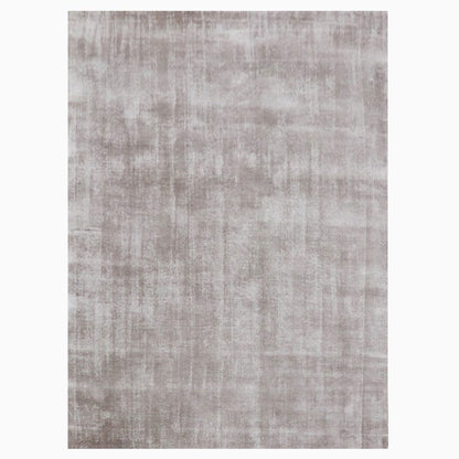 Cosmic Collection- Handloom Modern Silver Colour Viscose Rug