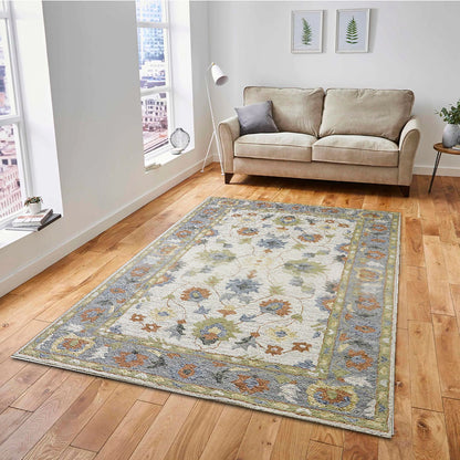 Harmonize - Handtufted Traditional Beige Colour Wool Rug