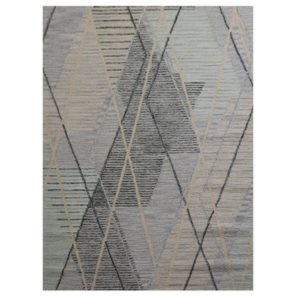 Cosmic Collection- Handtufted Modern Rust Colour Wool Rug