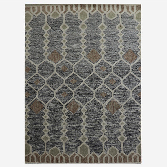 Cosmic Collection- Handtufted Modern Charcoal Colour Wool Rug