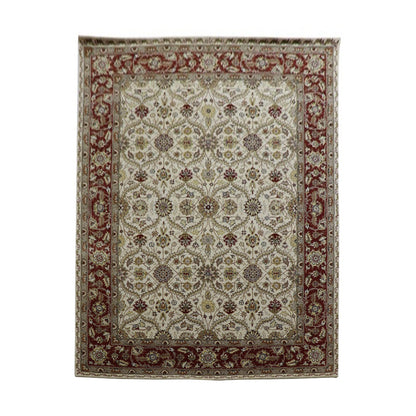 Harmonize - Handtufted Traditional Ivory & Red Colour Wool Rug