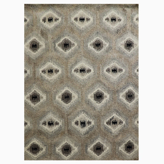 Cosmic Collection- Handtufted Modern Beige Colour Wool Rug