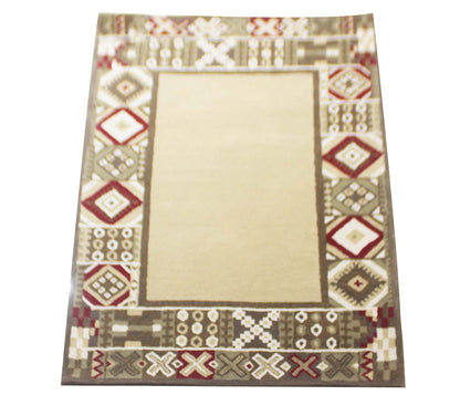 Cosmic Collection- Handtufted Modern Brown Colour Wool Rug