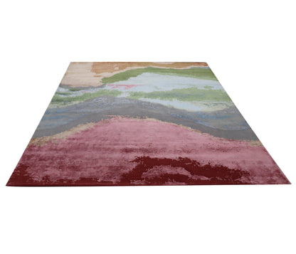 Textured Tales  Handtufted Wool & Tencel