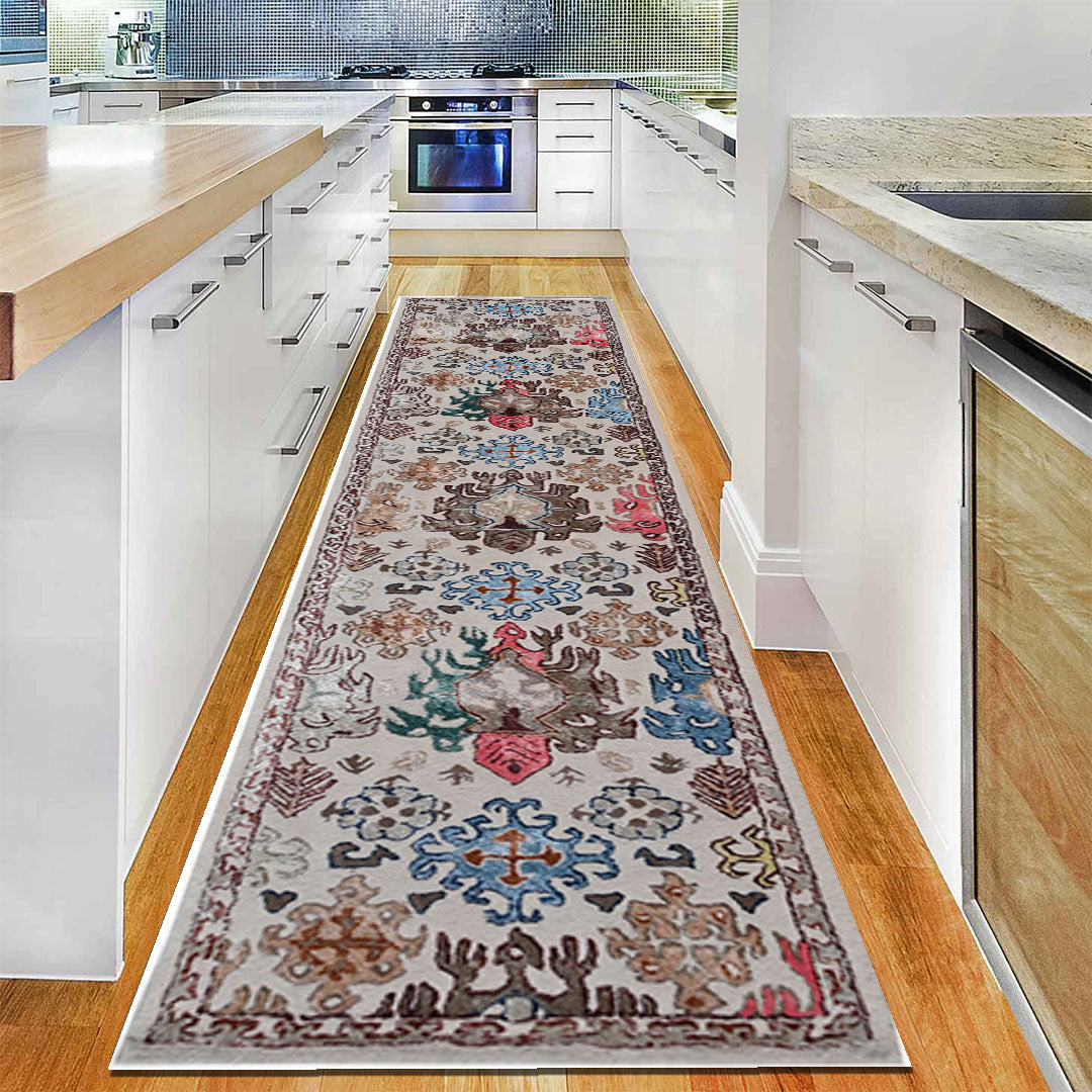 Harmonize Handtufted Wool & Bamboo Silk Runner